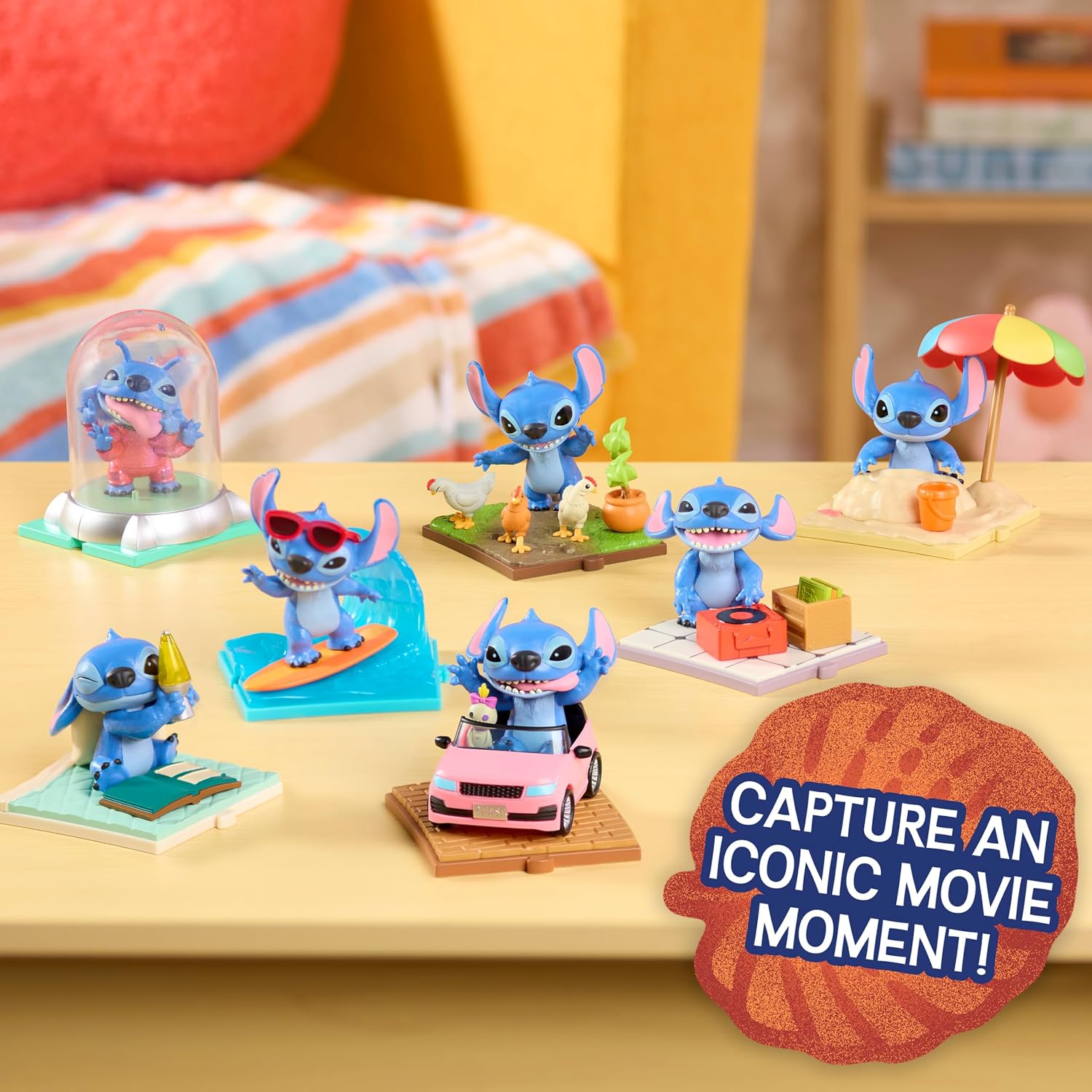 3-Inch Vinyl Collectible Figure – Blue Alien Character