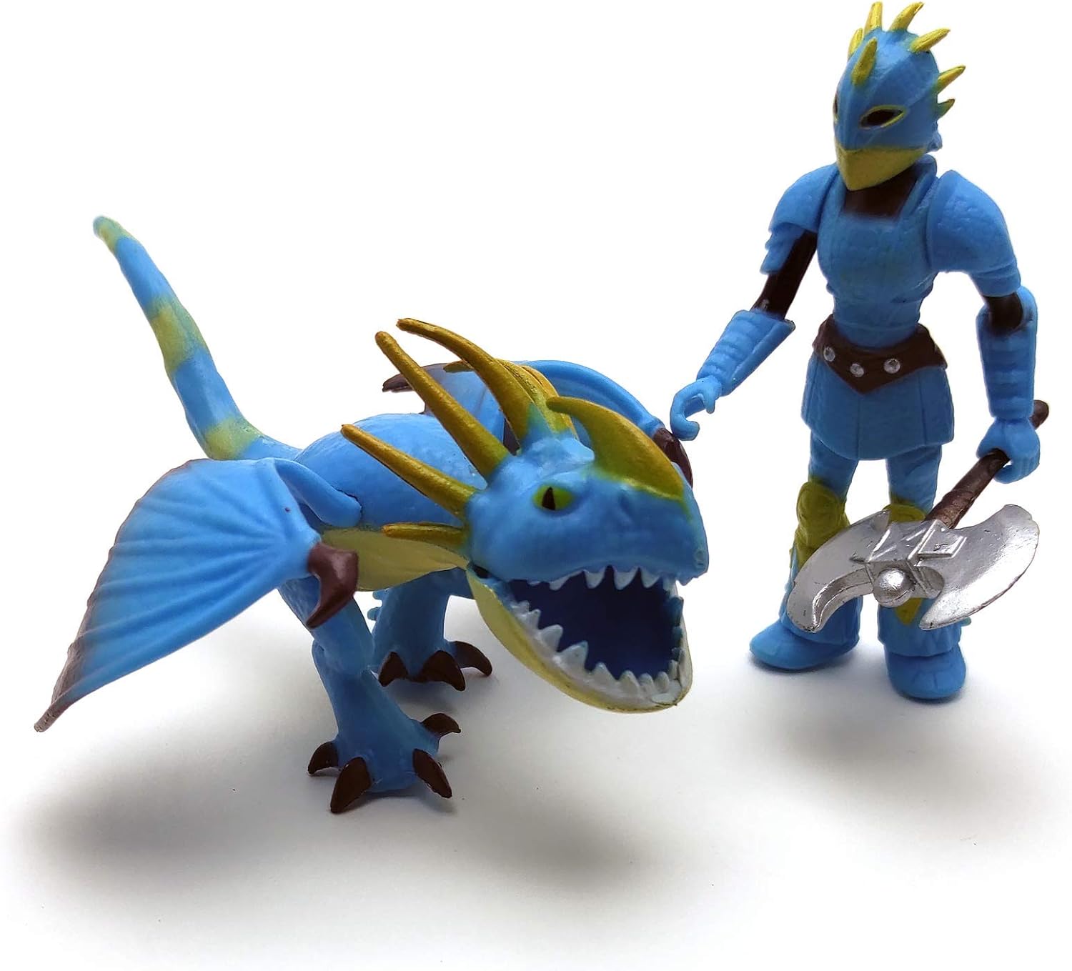 Viking and Dragon Action Figure Set, 8 Pieces