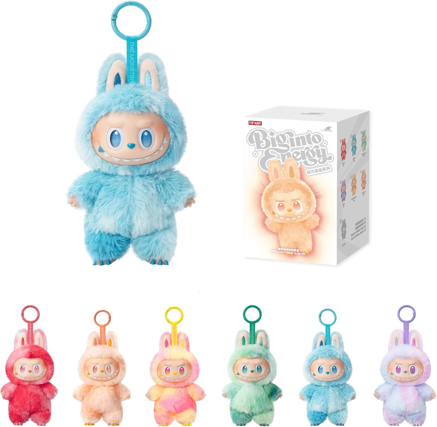 Vinyl Plush Pendant Blind Box Figure with Keychain Clip